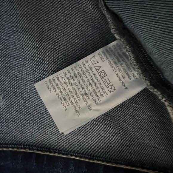 Susan Graver Stretch Denim Button-Front Size XX-Small Frayed Jean Jacket Blue - Picture 6 of 10